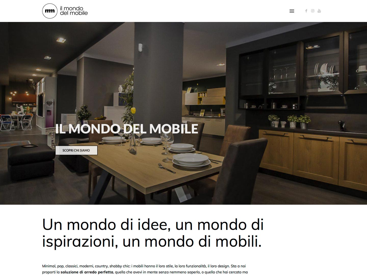 realizzazione sito web il mondo del mobile