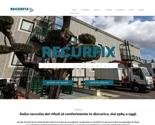 realizzazione sito web recurfix