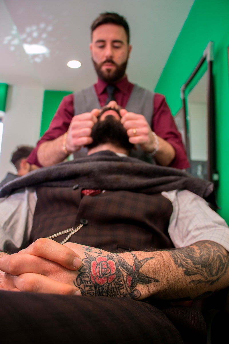 servizio fotografico tendenza barber shop