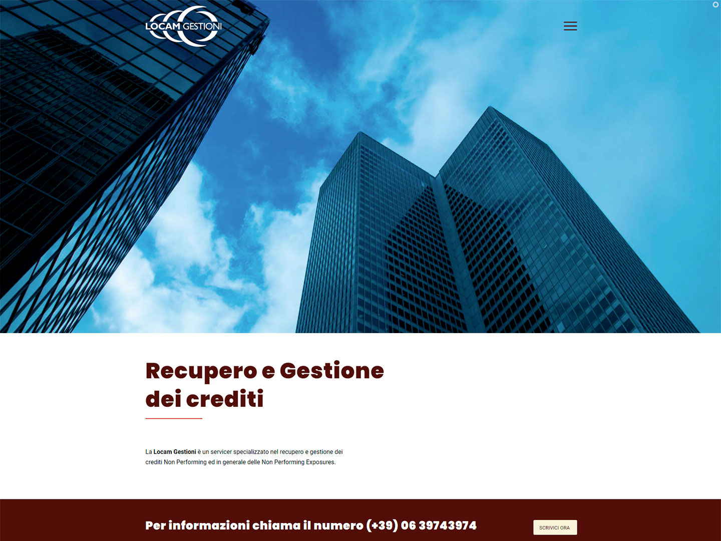 realizzazione sito web locam gestioni