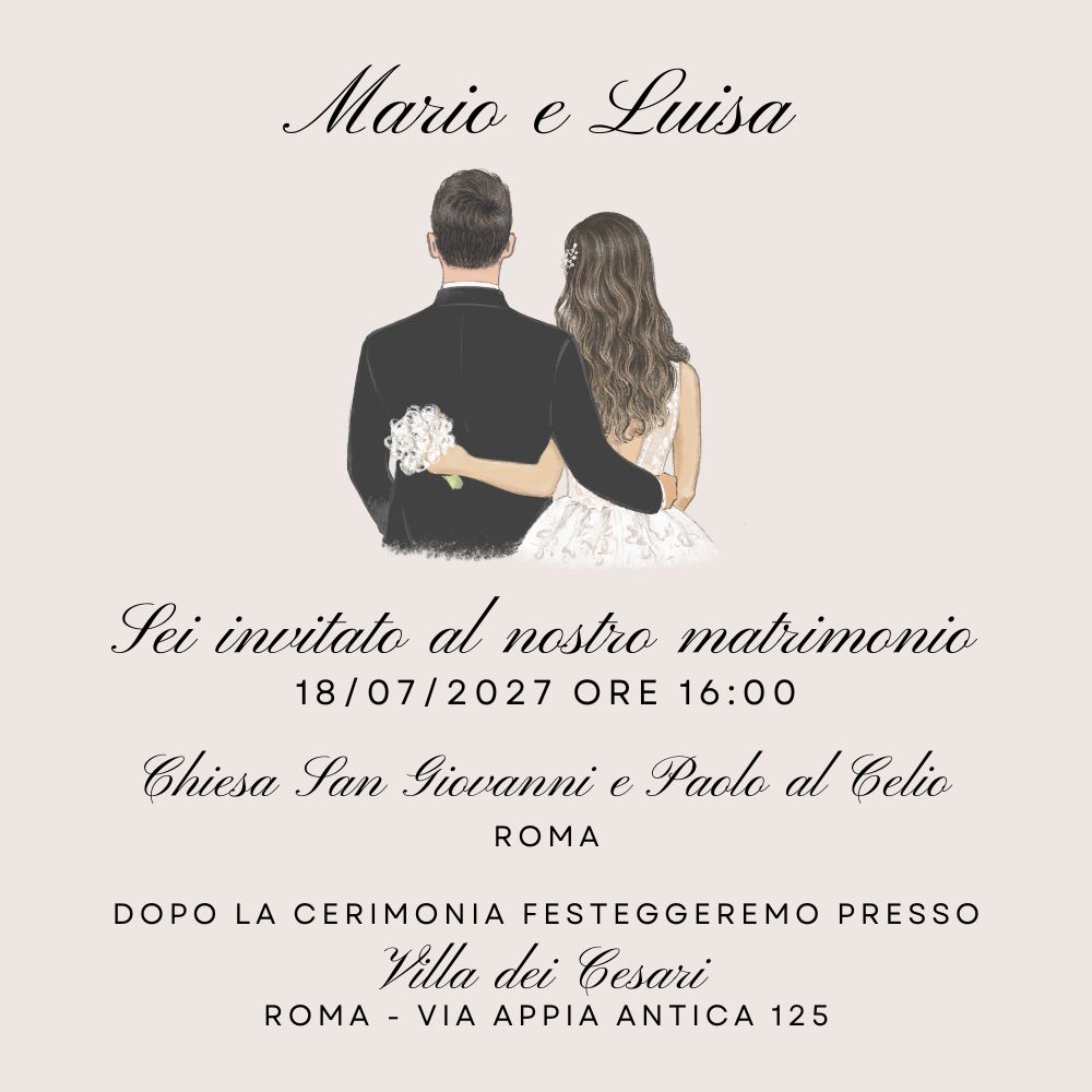 come realizzare partecipazioni di matrimonio con canva